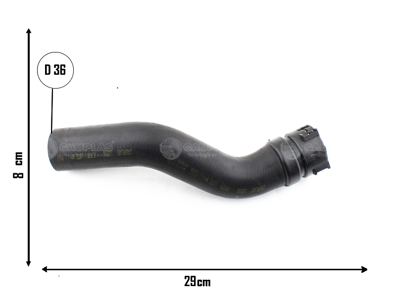 CAUPLAS MANGUERA RADIADOR INFERIOR IVECO DAILY 3.0 12/19