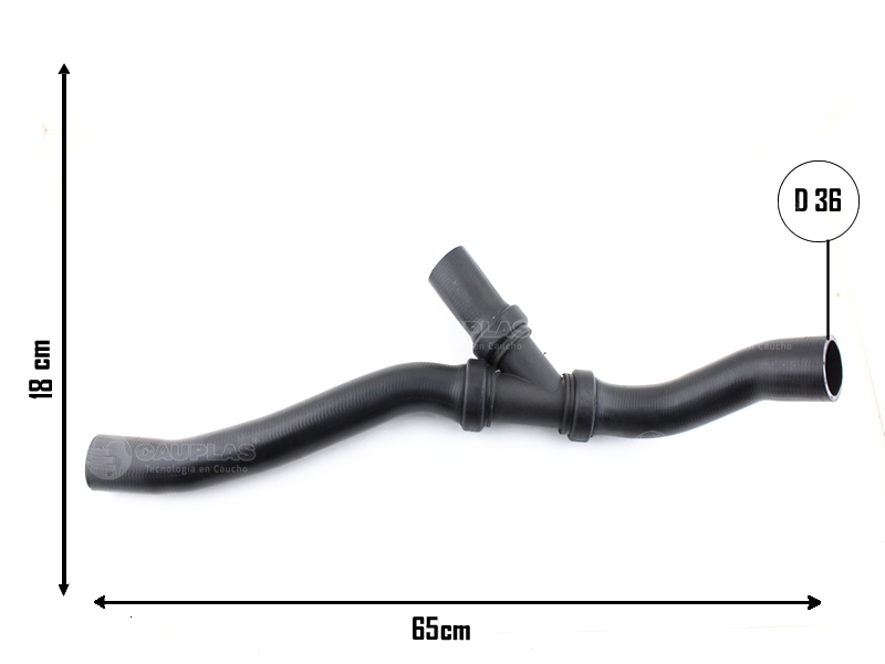 CAUPLAS MANGUERA LLENADO DE ACEITE VW 15-180 / 15-190 / 17-210