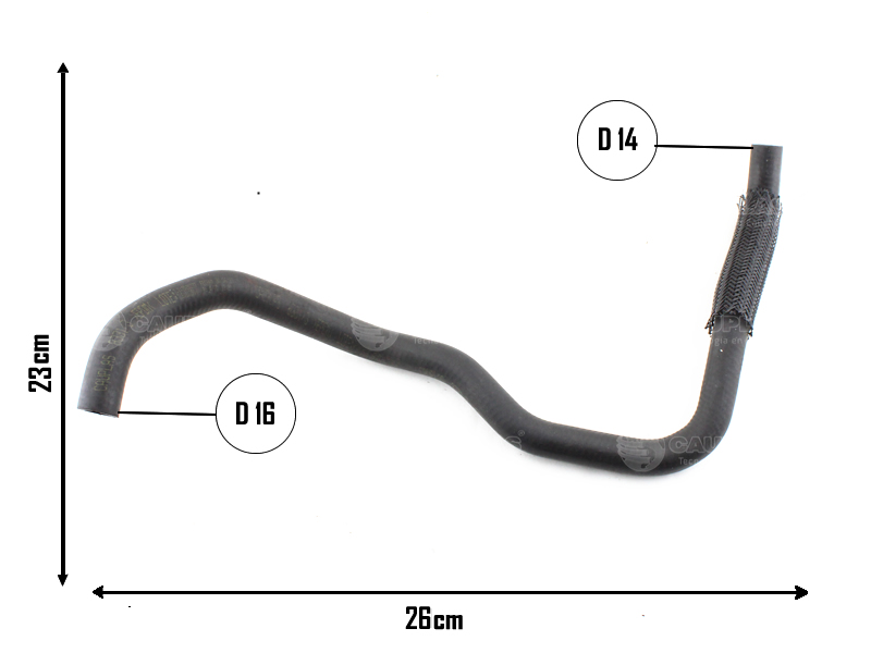 CAUPLAS MANGUERA CALEFACCION SALIDA S10 2.8 12/13 OEM:94771711