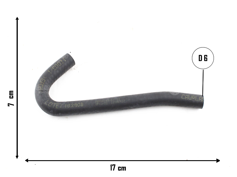 CAUPLAS MANGUERA REFRIGERACION S10 2.8 12/13