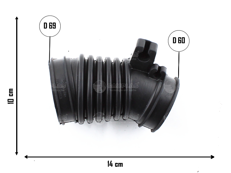 CAUPLAS MANGUERA CIRCULACION DE AIRE HONDA CIVIC 1.8 12/16