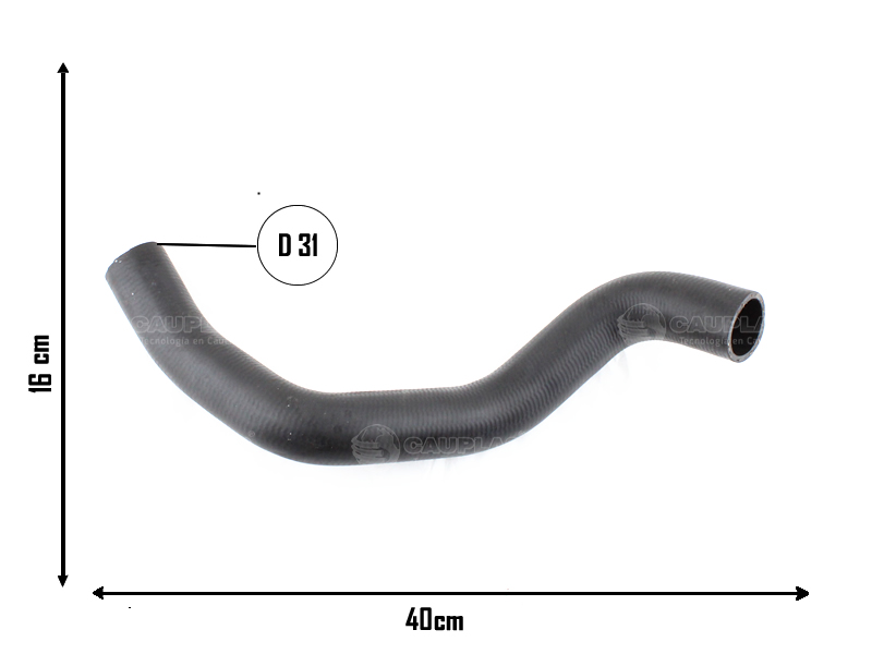 CAUPLAS MANGUERA RADIADOR SUPERIOR CHERY FULWIN 1.5 13/18