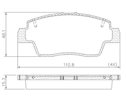 FRASLE PASTILLA EJE DELANT. RENAULT KWID 1.0 B4D 19/24