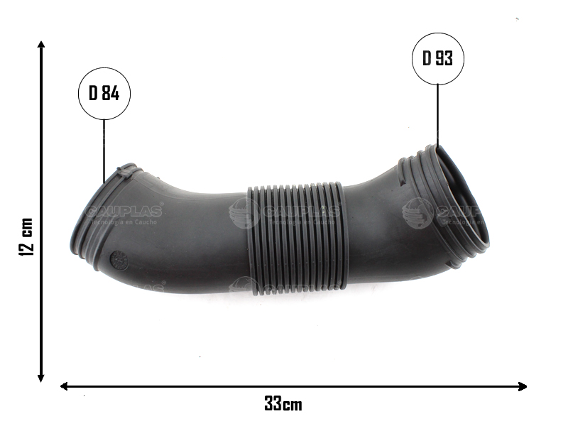 CAUPLAS  MANGUERA CIRCULACION DE AIRE VW AMAROK 2.0 TDI 10/23