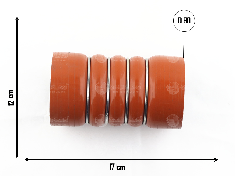 CAUPLAS MANGUERA CIRCULACION DE AIRE IVECO EUROTECH OEM:41026109