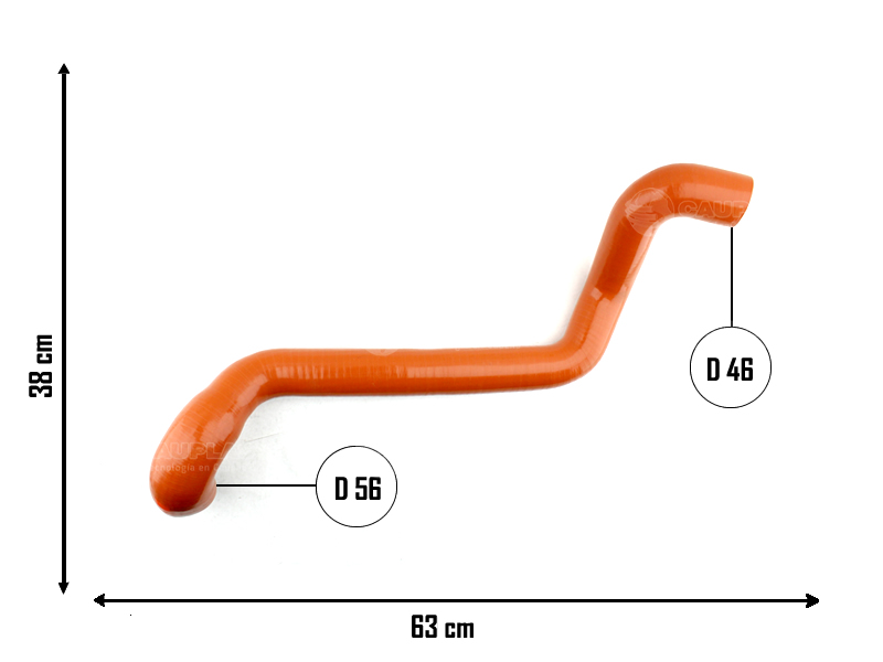 CAUPLAS MANGUERA CIRCULACION DE AIRE IVECO DAILY 2.8