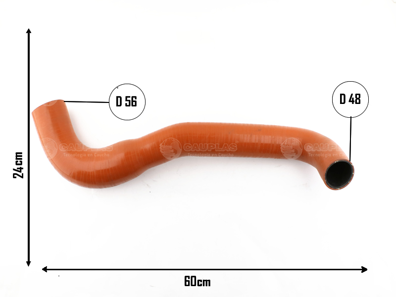 CAUPLAS MANGUERA CIRCULACION DE AIRE IVECO DAILY 2.8 00/06