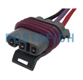 PORTAFICH CONECTOR 3 VIAS SENSOR MAP PEUGEOT 206 1.0 16v 00/ RENAULT CLIO 1.0 00/16 CHEVROLET CORSA CELTA/ASTRA/MERIVA/ MONTANA/S10/ BLAZER