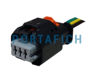 PORTAFICH CONECTOR 3 VIAS SENSORES POSICION CIGUEÑAL PEUGEOT /CITROEN/ RENAULT