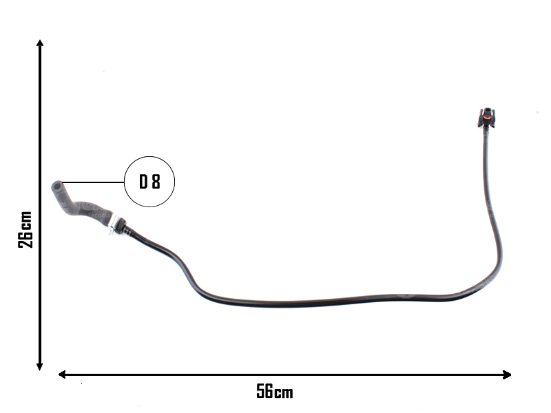 CAUPLAS MANGUERA VASO DE EXPANSION CHEVROLET AVEO SONIC 1.6 