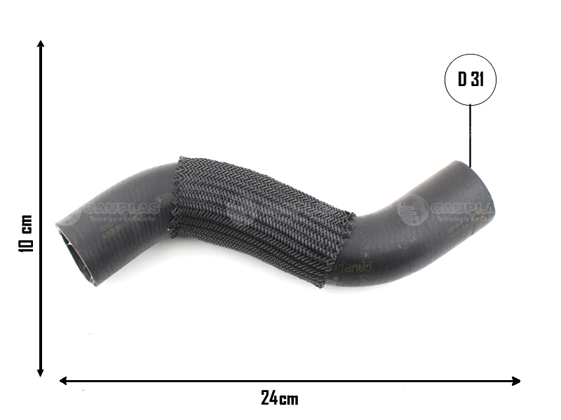 CAUPLAS MANGUERA RADIADOR INFERIOR CHEVROLET CRUZE 2.0 VCDI 10/18 OEM:95389380