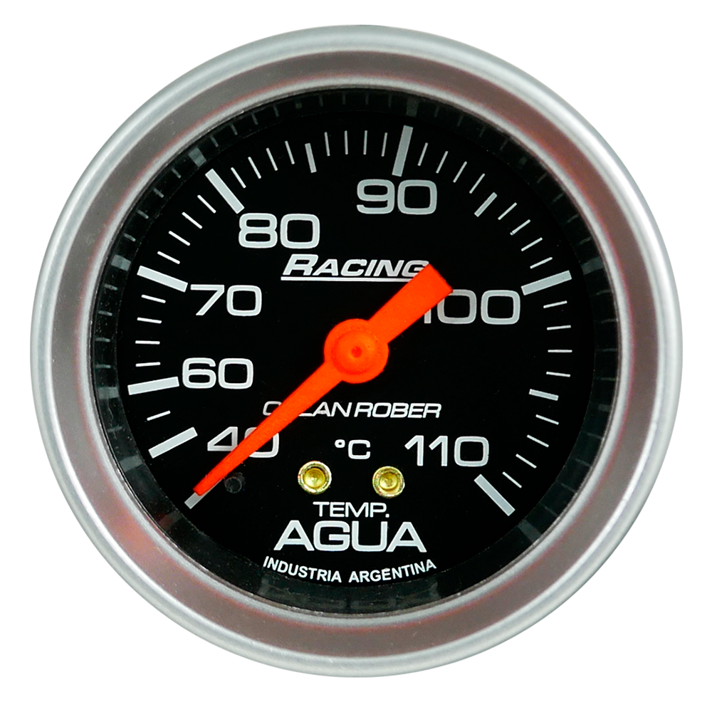 OR TERMOMETRO MECANICO AGUA 2M 40-110º 52MM *RACING NEGRO*