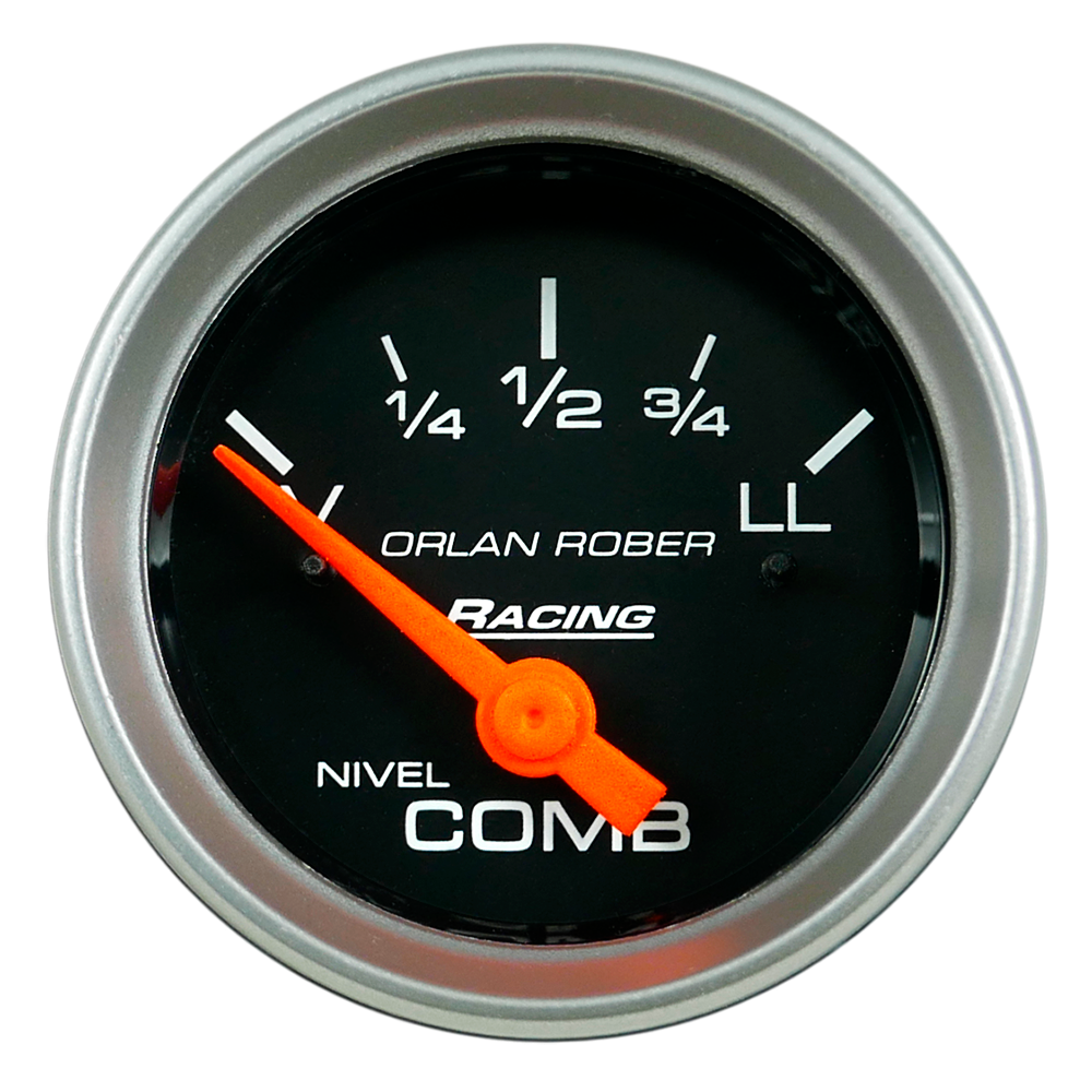 OR NIVEL COMBUSTIBLE 12V V-1/2-LL 52MM *RACING NEGRO*