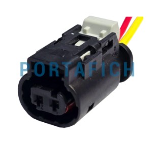 PORTAFICH CONECTOR 2 VIAS SENSOR TEMPERATURA CHEVROLET ONIX/ PRISMA