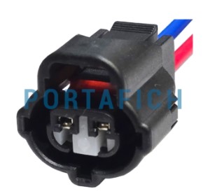 PORTAFICH CONECTOR 2 VIAS INYECTOR NIPPONDENSO SENSOR TEMPERATURA TOYOTA HILUX