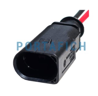 PORTAFICH CONECTOR 2 VIAS MARCHA ATRAS VW FOX /UP /AUDI SENSOR DETONACION VW COMPRESOR DE A/C VW SENSOR TEMP. MB/VW ALTERNADOR VW GOL III SENSOR PRESION DE ACEITE VW/AUDI