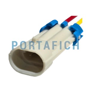 PORTAFICH CONECTOR 2 VIAS COMPRESOR A/A CHEVROLET/FORD