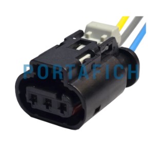 PORTAFICH CONECTOR 3 VIAS SENSO ROTACION TOYOTA COROLLA / RAV4