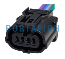 PORTAFICH CONECTOR 4 VIAS SENSORES VARIOS LINEA TOYOTA