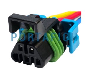 PORTAFICH CONECTOR 4 VIAS SONDA LAMBDA CHEVROLET SPIN / COBALT /AGILE /CRUZE /S10/ CAPTIVA /ONIX /PRISMA /SONIC