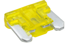 GENROD FUSIBLE FICHA MINI PERFIL BAJO 20 AMP *AMARILLO*