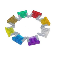 GENROD FUSIBLE FICHA MINI PERFIL BAJO SURTIDO BLISTER X CAJA (100 UNIDADES)