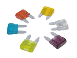GENROD FUSIBLE FICHA MINI CAJA X10 BLISTER (100 UNIDADES) SURTIDO