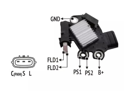 NOSSO REGULADOR VOLTAJE T/VALEO 12V NISSAN XTRAIL RENAULT KOLEOS