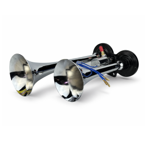 DZE BOCINA AEROELECTRICA CROMADA UNIVERSAL 12/24V