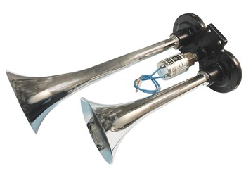 DZE BOCINA UNIVERSAL 24V AEROELECTRICA CROMADA