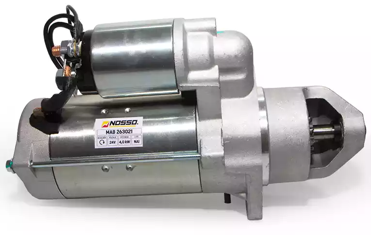 NOSSO MOTOR ARRANQUE 24V HORARIO 10 DIENTES 4.0KW IVECO TECTOR BOSCH