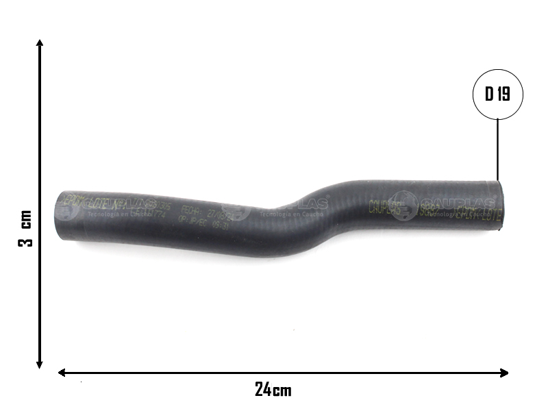 CAUPLAS MANGUERA BOMBA DE AGUA REFRIGERACION VOLKSWAGEN AMAROK