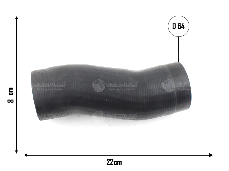 CAUPLAS  MANGUERA RADIADOR MERCEDES BENZ ACTROS
