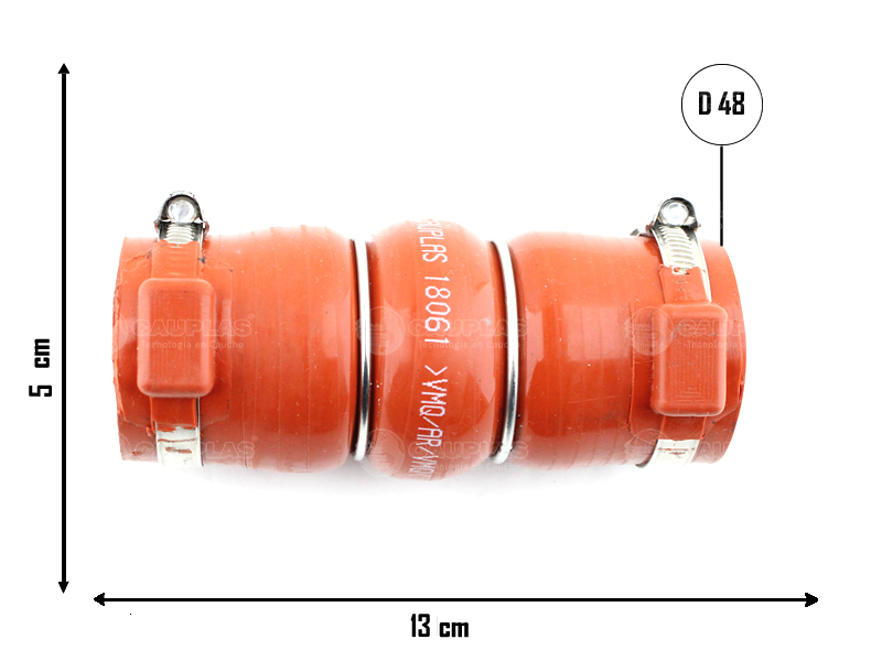 CAUPLAS MANGUERA CIRCULACION DE AIRE PEUGEOT 208 OEM: 9801280680
