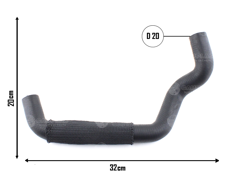 CAUPLAS MANGUERA REFRIGERACION PEUGEOT EXPERT 2.0 99/04 OEM:1323CR
