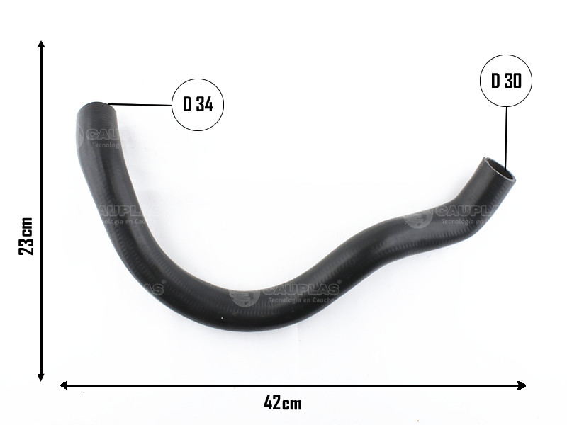 CAUPLAS MANGUERA RADIADOR INFERIOR JEEP CHEROKEE 4.0