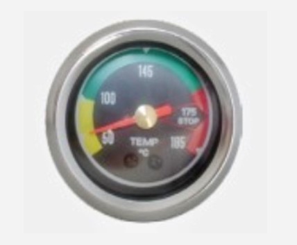 REIMOTOR TEMPERATURA DE AGUA C/ CAPILAR - 52MM / ARO CROMADO