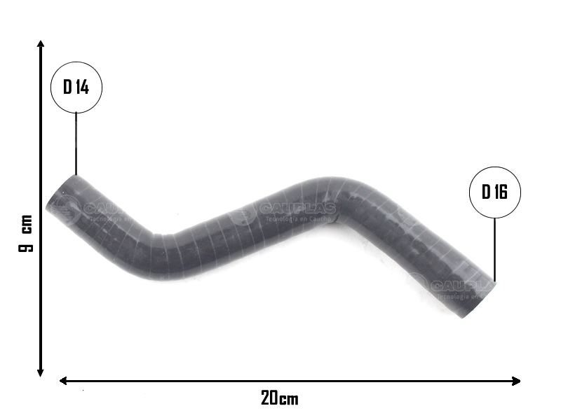 CAUPLAS MANGUERA ENFRIADOR DE ACEITE PEUGEOT 207 1.4 HDI