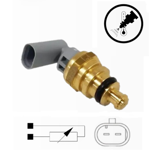 MLH SENSOR TEMPERATURA AGUA FORD ECOSPORT 2 (L17) 4X2 17> KA SEDAN (L18) 18> MOT DRAGON RANGER RAPTOR DC MOTOR PHANTER 19> OEM: 1170261484
