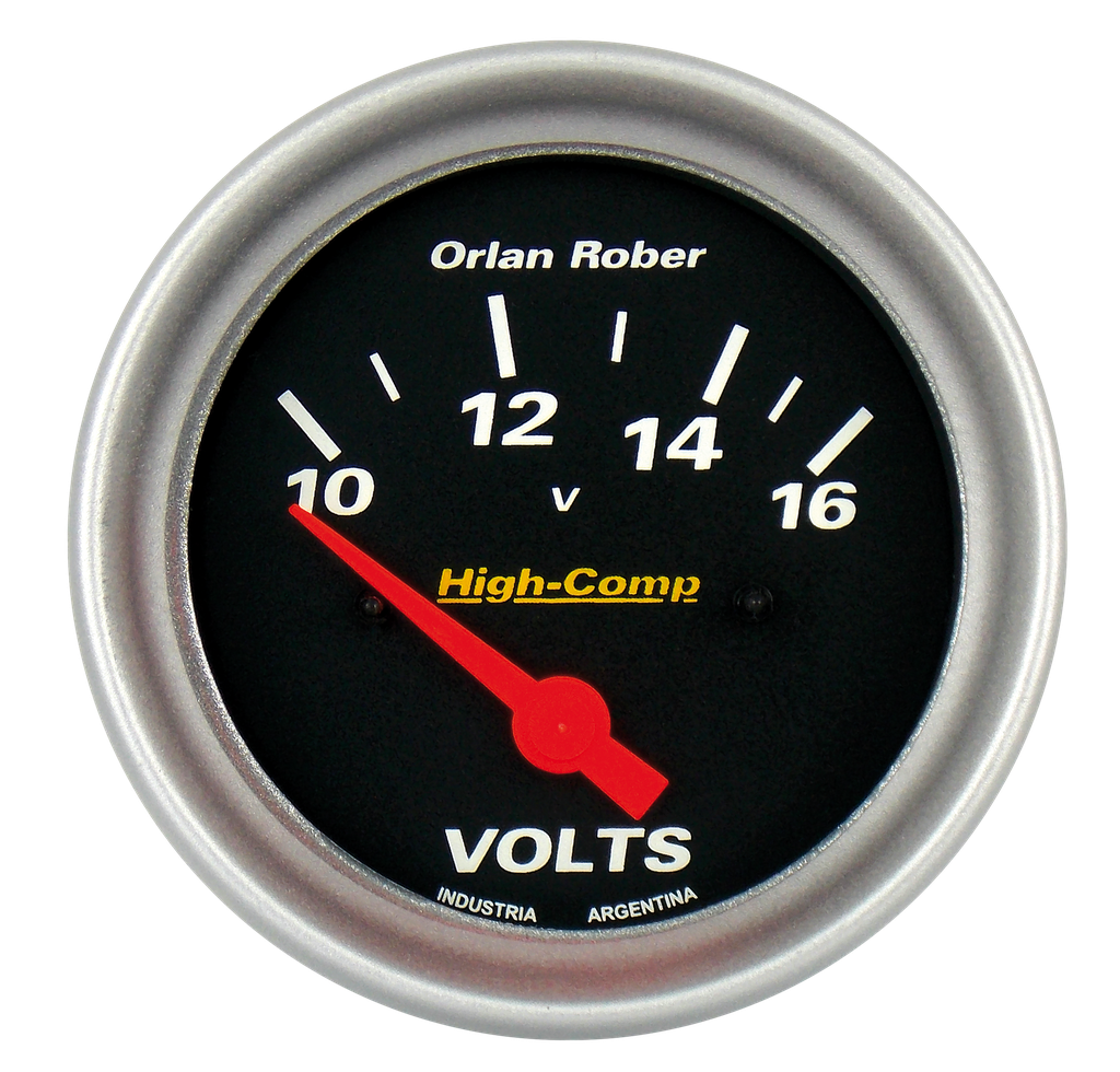 OR VOLTIMETRO 12V 10-16V *H-COMP NEGRO*