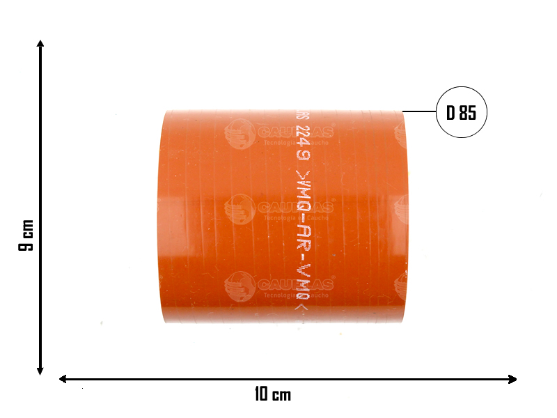 CAUPLAS MANGUERA INTERCOOLER CIRCULACION DE AIRE MERCEDES BENZ OM366