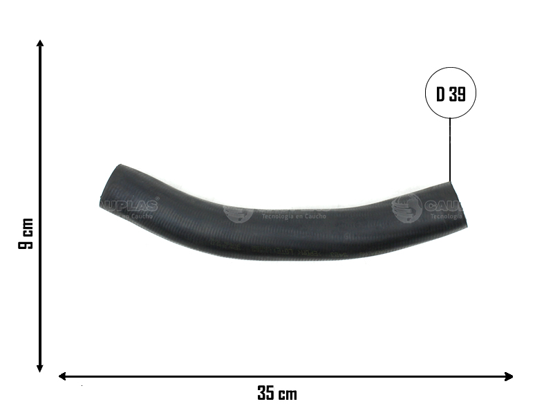 CAUPLAS MANGUERA RADIADOR MERCEDES BENZ CAMION MB L1620 11/19 OEM: 6955017282
