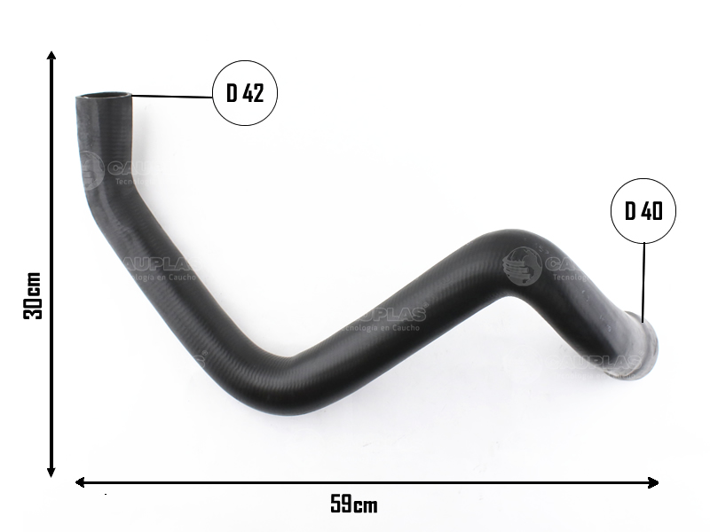 CAUPLAS MANGUERA RADIADOR SUP MERCEDES BENZ CAMION MB