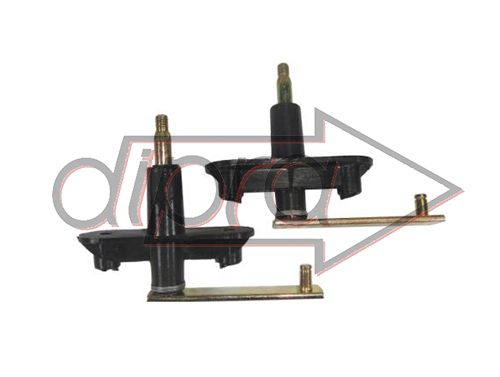 DIPRA JUEGO DE PIVOTES LIMPIAPARABRISAS PICK UP DODGE Y CAMION M/VIEJO