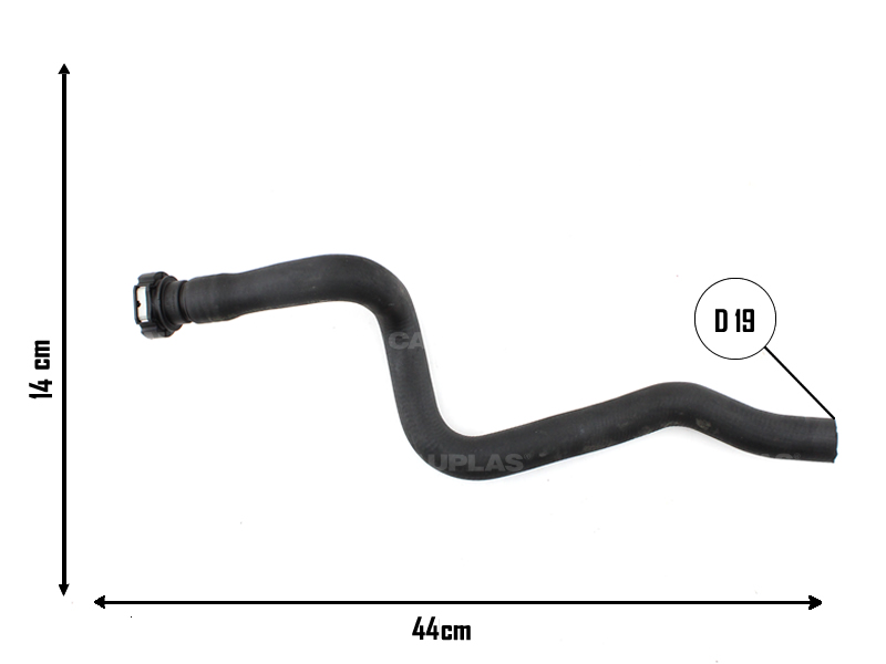 CAUPLAS  MANGUERA CALEFACTOR SALIDA FORD KA 1.5 18/22