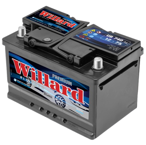 WILLARD BATERIA 12X75 590AMP BLINDADA BAJA