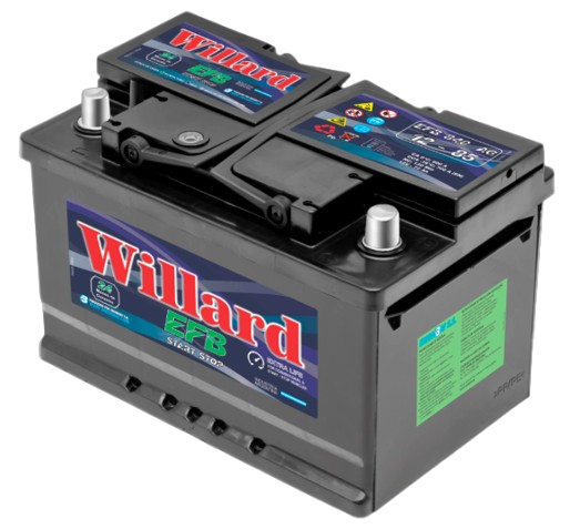 WILLARD BATERIA 12X85 630AMP BLINDADA START STOP RANGER AMAROK HILUX