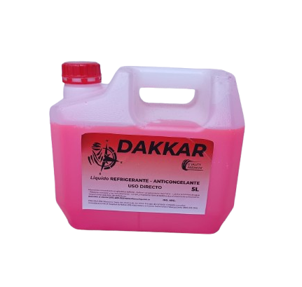 DAKKAR REFRIGERANTE ROJO BIDON 5 LITROS