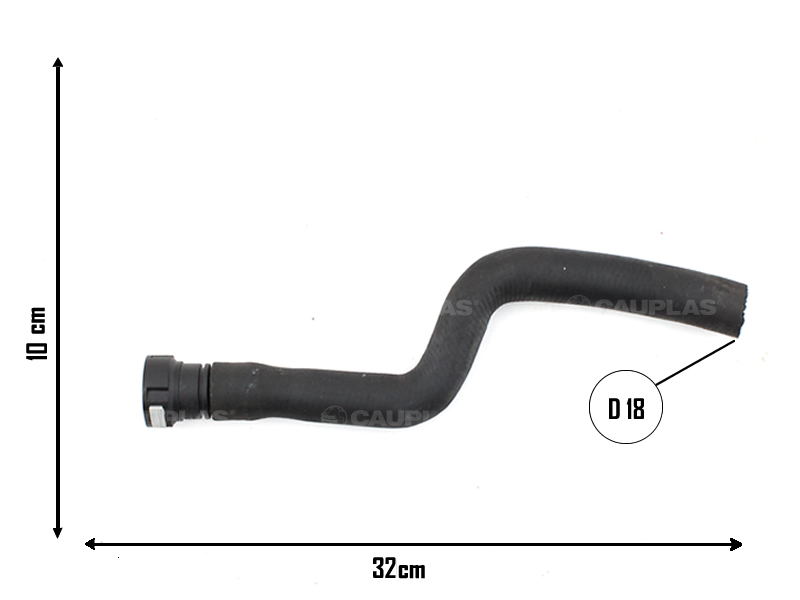 CAUPLAS MANGUERA CALEFACTOR ENTRADA FORD KA 1.5 18/22