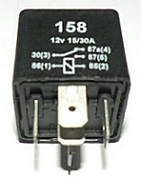 **CAJA X 10 UNIDADES** RALUX RELAY INVERSOR MULTIFUNCION 5T 12V